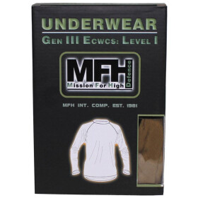 MFH US Unterhemd, Level I, GEN III, coyote tan