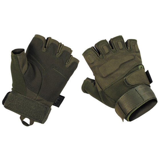 MFH Tactical Handschuhe,&quot;Protect&quot;, ohne Finger, oliv
