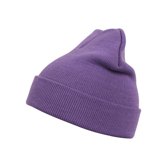 Beanie Basic Flap, purple
