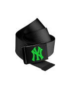 MLB Premium Black Woven Belt Single, neongreen