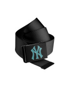 MLB Premium Black Woven Belt Single, turquoise