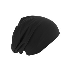 Jersey Beanie reversible, blk/gry