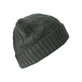 Beanie Cable Flap, charcoal
