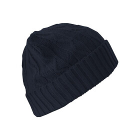Beanie Cable Flap, navy