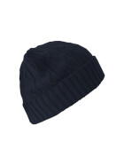 Beanie Cable Flap, navy