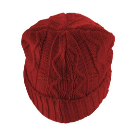 Beanie Cable Flap, red