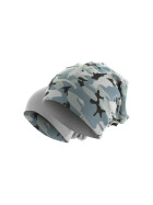 Printed Jersey Beanie, grey camo/charcoal