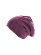 Stonewashed Jersey Beanie, purple