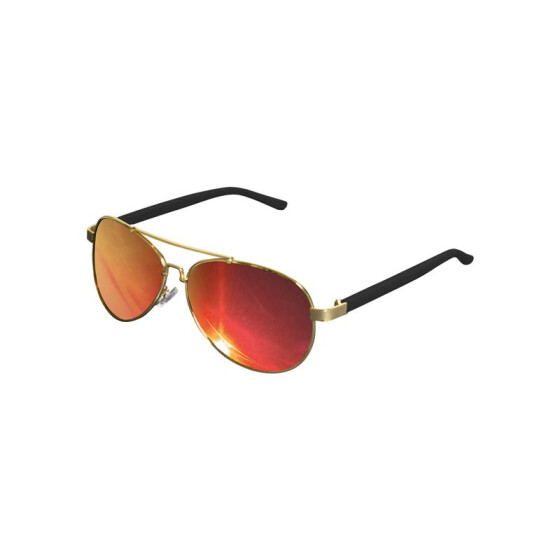 Sunglasses Mumbo Mirror, gold/red