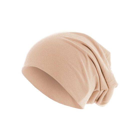 Pastel Jersey Beanie, cappuccino
