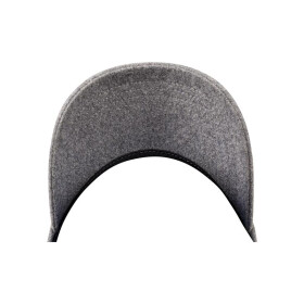 Low Profile Melton Wool Dad Cap, heather grey