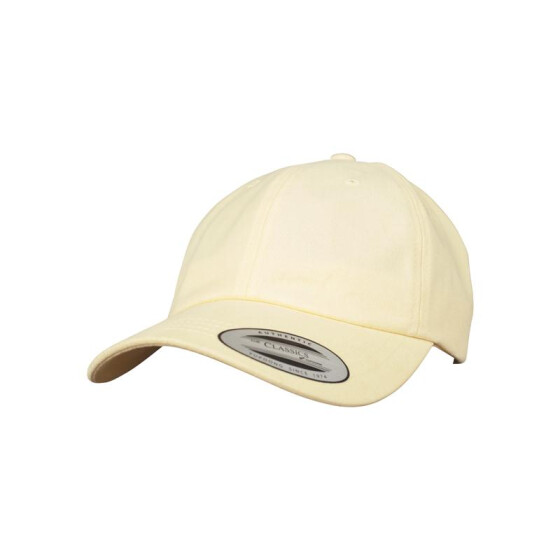 Peached Cotton Twill Dad Cap, yellow