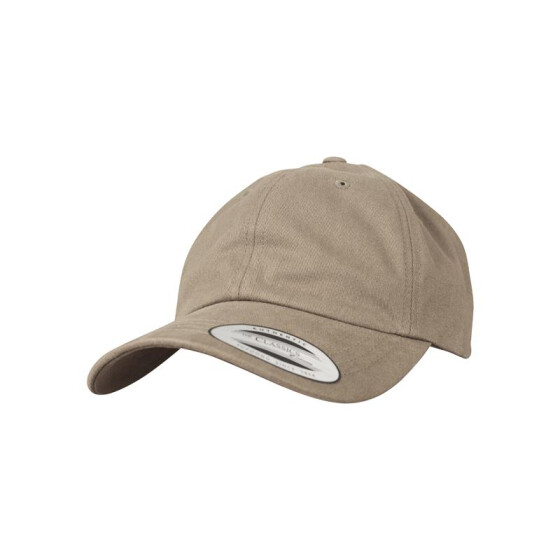 Peached Cotton Twill Dad Cap, loden
