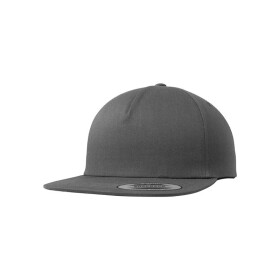 Unstructured 5-Panel Snapback, charcoal