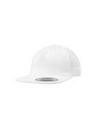 Unstructured 5-Panel Snapback, white