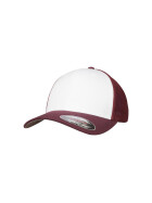 Flexfit Mesh Colored Front, maroon/white/maroon
