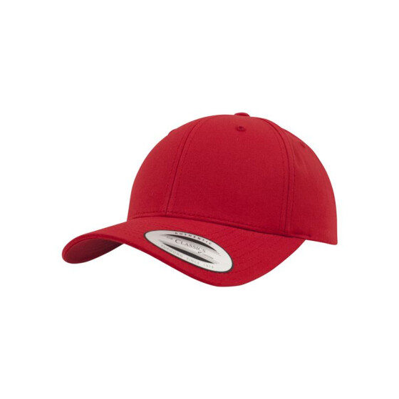 Curved Classic Snapback, red