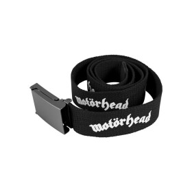 MERCHCODE Mot&ouml;rhead Canvas Belt, black
