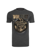 MERCHCODE Volbeat Seal The Deal Tee, charcoal