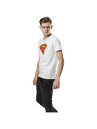 MERCHCODE Superman Logo Tee, white