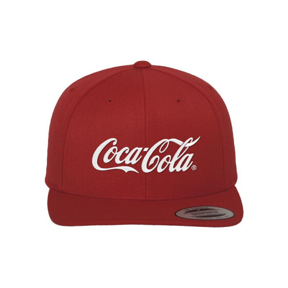 MERCHCODE Coca Cola Logo Snapback, red