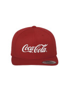 MERCHCODE Coca Cola Logo Snapback, red