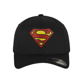 MERCHCODE Superman Flexfit Cap, blk/blk