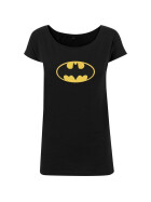 MERCHCODE Ladies Batman Logo Tee, black