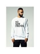 Mister Tee No New Friends Crew, white