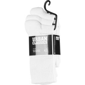 Urban Classics Sport Socks 3-Pack, white