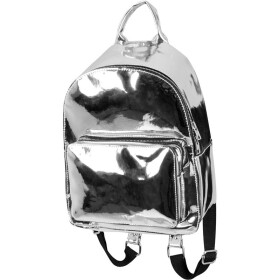 Urban Classics Midi Metallic Backpack, silver