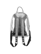 Urban Classics Midi Metallic Backpack, silver