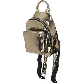 Urban Classics Mini Metallic Backpack, gold