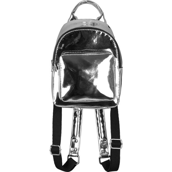 Urban Classics Mini Metallic Backpack, silver