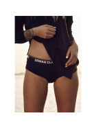 Urban Classics Ladies Logo Panty Double-Pack, black