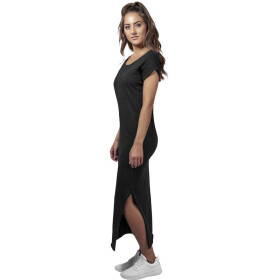 Urban Classics Ladies Slub Long Dress, black