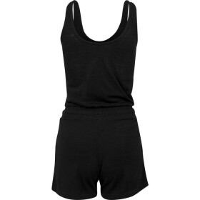 Urban Classics Ladies Melange Hot Jumpsuit, black/black