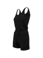 Urban Classics Ladies Melange Hot Jumpsuit, black/black