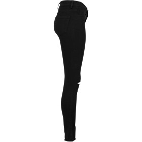 Urban Classics Ladies Cut Knee Pants, black