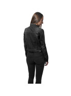 Urban Classics Ladies Denim Jacket, black washed