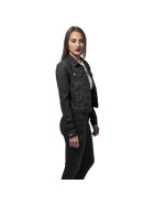 Urban Classics Ladies Denim Jacket, black washed