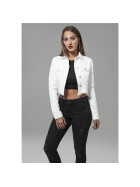 Urban Classics Ladies Short Denim Jacket, white