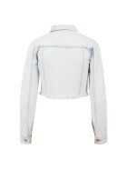 Urban Classics Ladies Short Denim Jacket, heavy bleached