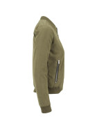 Urban Classics Ladies Peached Bomber Jacket, olive