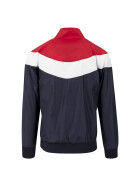 Urban Classics Arrow Zip Jacket, nvy/red/wht