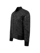 Urban Classics Tonal Camo Bomber Jacket, black