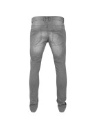 Urban Classics Slim Fit Knee Cut Denim Pants, grey