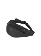 Urban Classics Double-Zip Shoulder Bag, blk/blk
