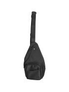 Urban Classics Multi Pocket Shoulder Bag, black/black