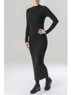 Urban Classics Ladies Long Turtleneck Dress, black